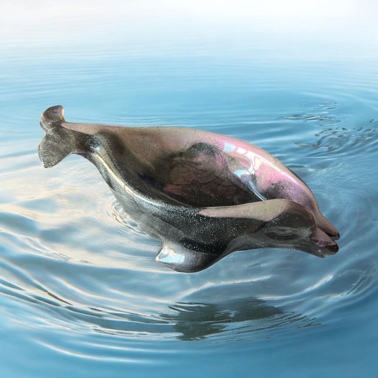 Dolphin soap dish