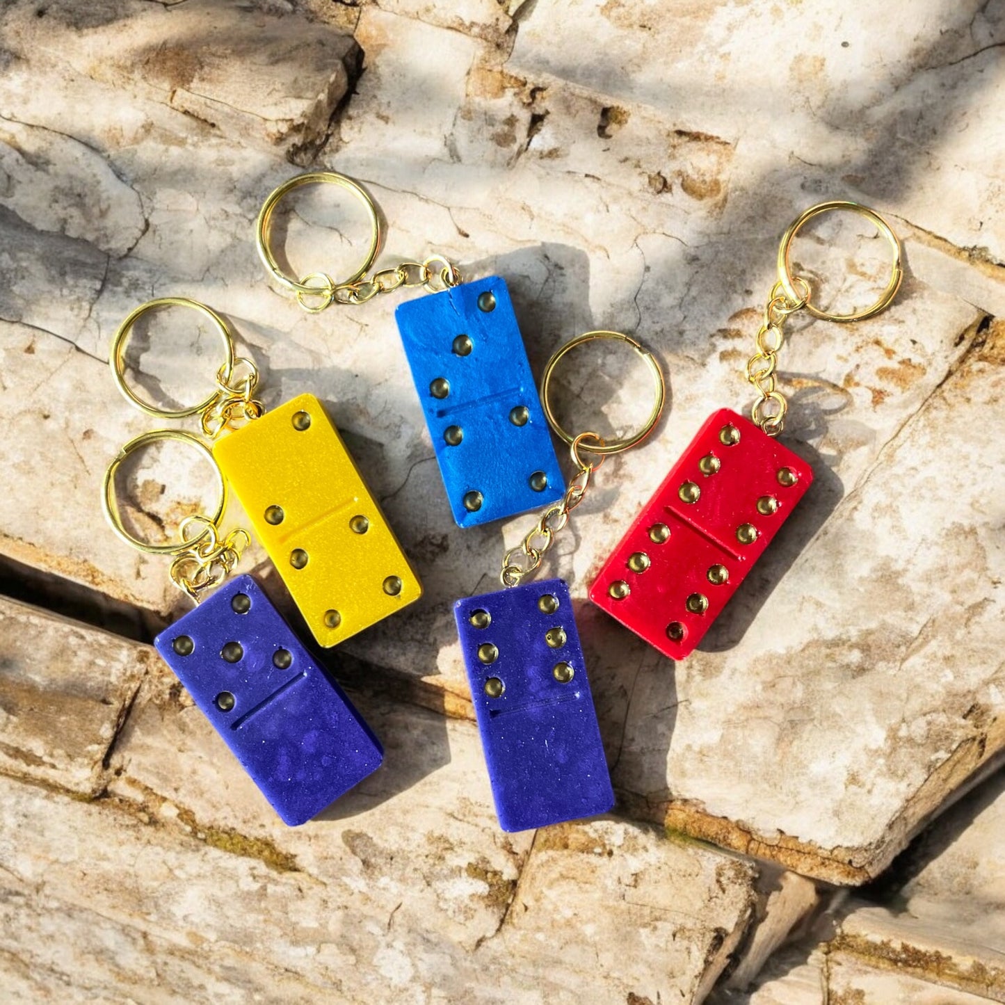 Domino keychain