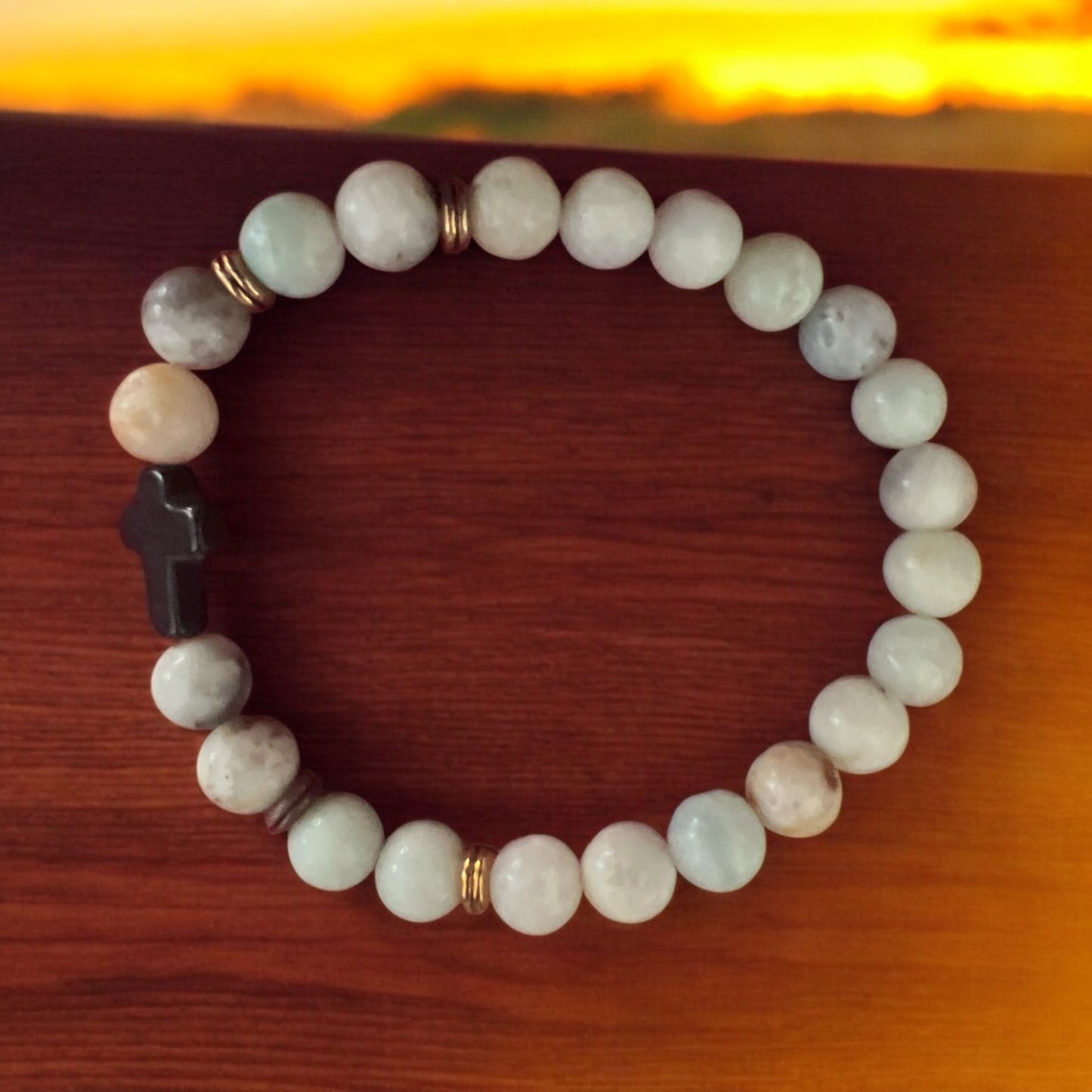 Chakra Nature 8 mm Bead Bracelet 07
