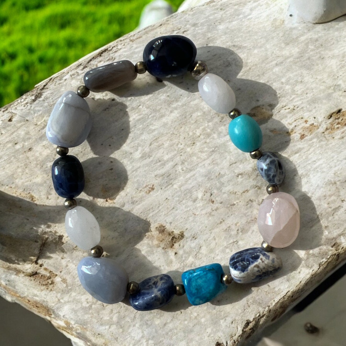 Stone Blue Bracelet 08