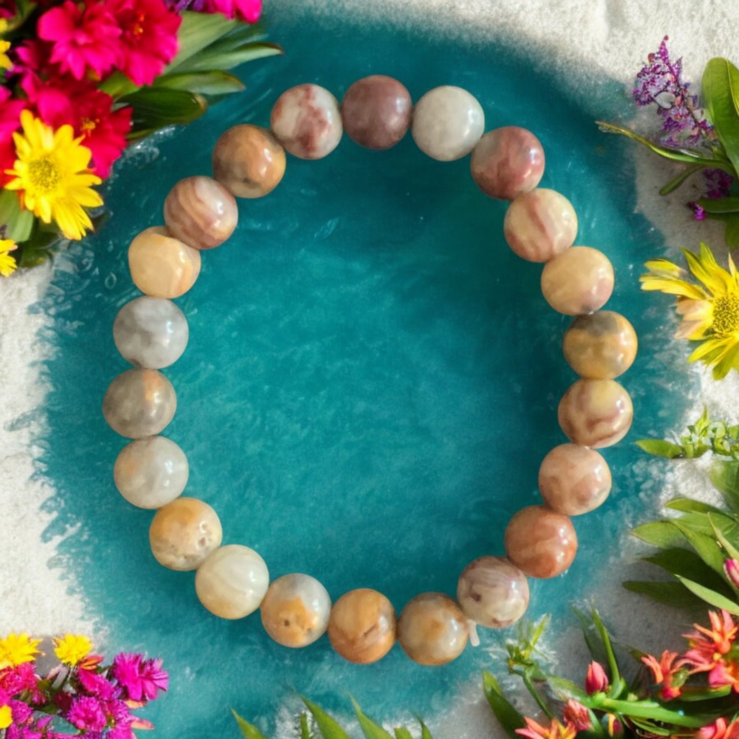 Boho Chic Natural Stone Bracelet -12