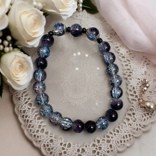 Adult Glass Bracelet Blue - 02